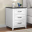 Table de bout avec 3 tiroirs Yettie