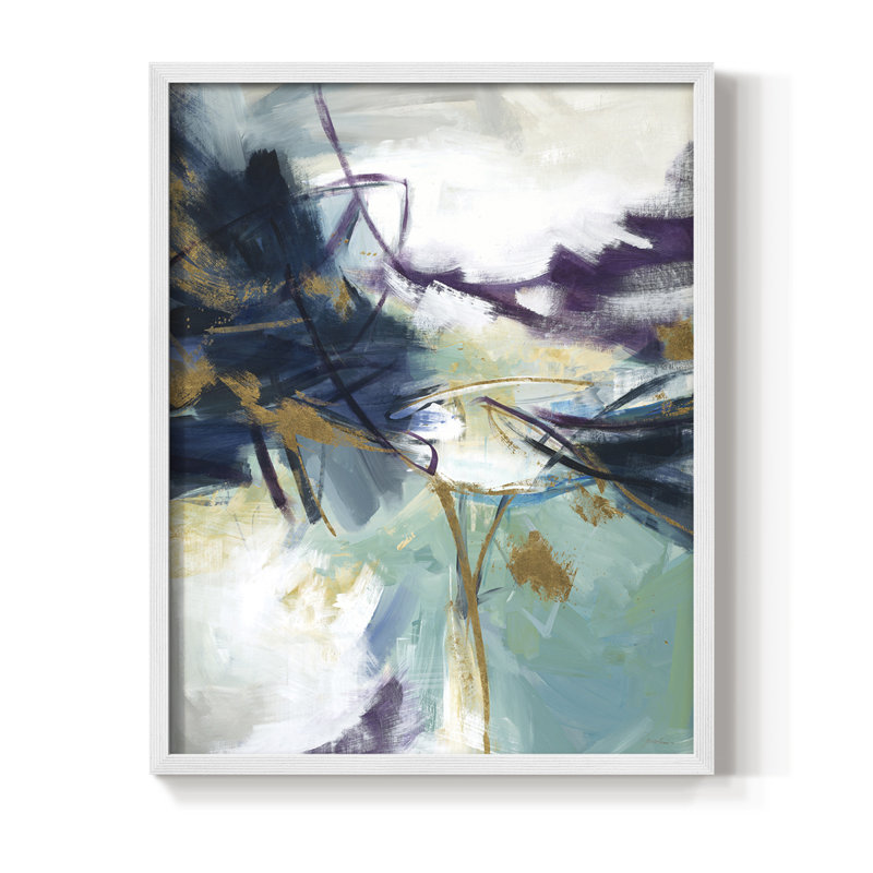 Impression encadrée Gold Rush - bois massif, Blanc, H 14 po x l 11 po