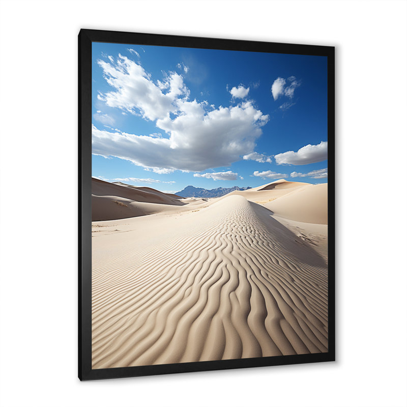 Hurlow Beach Dune Dance II, Cadre photo noir, H 20 po x l 12 po x P 1 po
