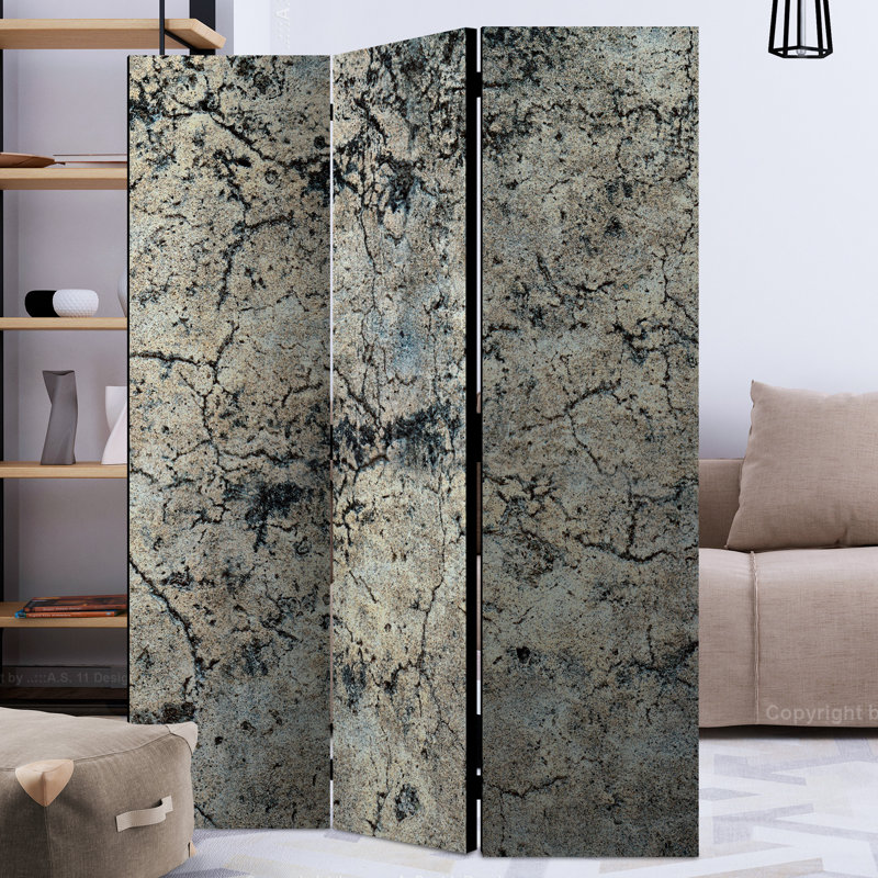 Knel 172cm H Solid Wood Folding Room Divider, 3