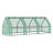 Outsunny 9' X 3' X 3' Portable Mini Greenhouse Outdoor Garden With Large Zipper Doors And Water/UV PE Cover, Green