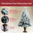 4FT Flocked Artificial Christmas Tree