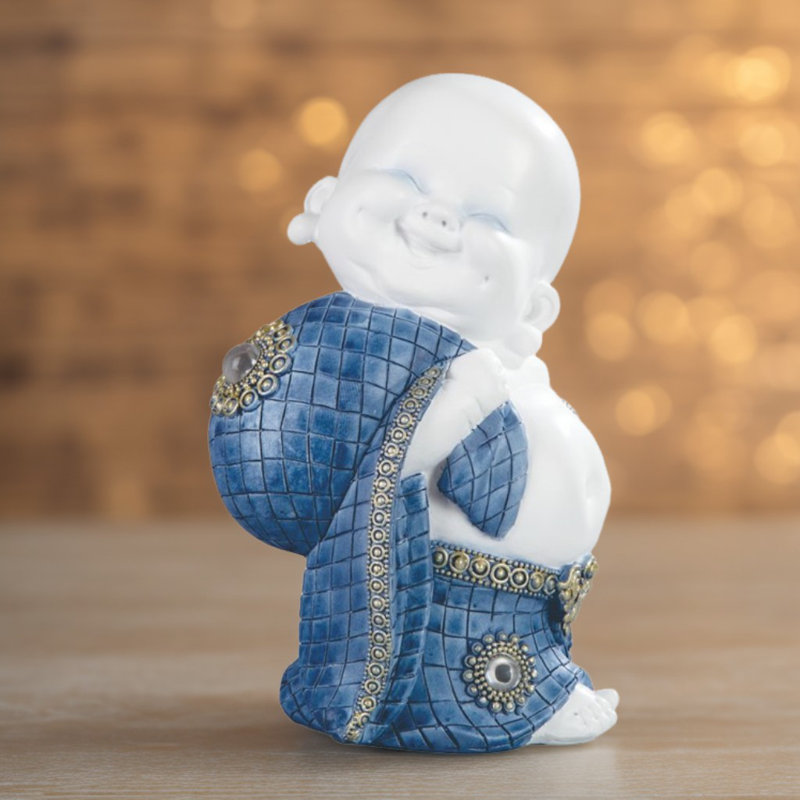 Figurine de moine 6,75 "H