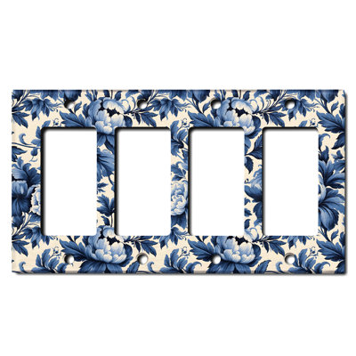 4 - Gang Rocker Standard Wall Plate