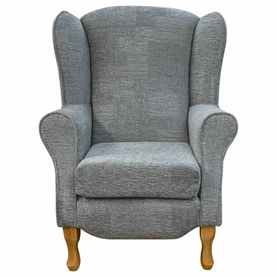 81cm Wide Tufted Wingback Chair