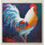 'Rooster' Print on Wrapped Canvas-22073093