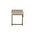 North Side Solid Wood Top End Table with Storage