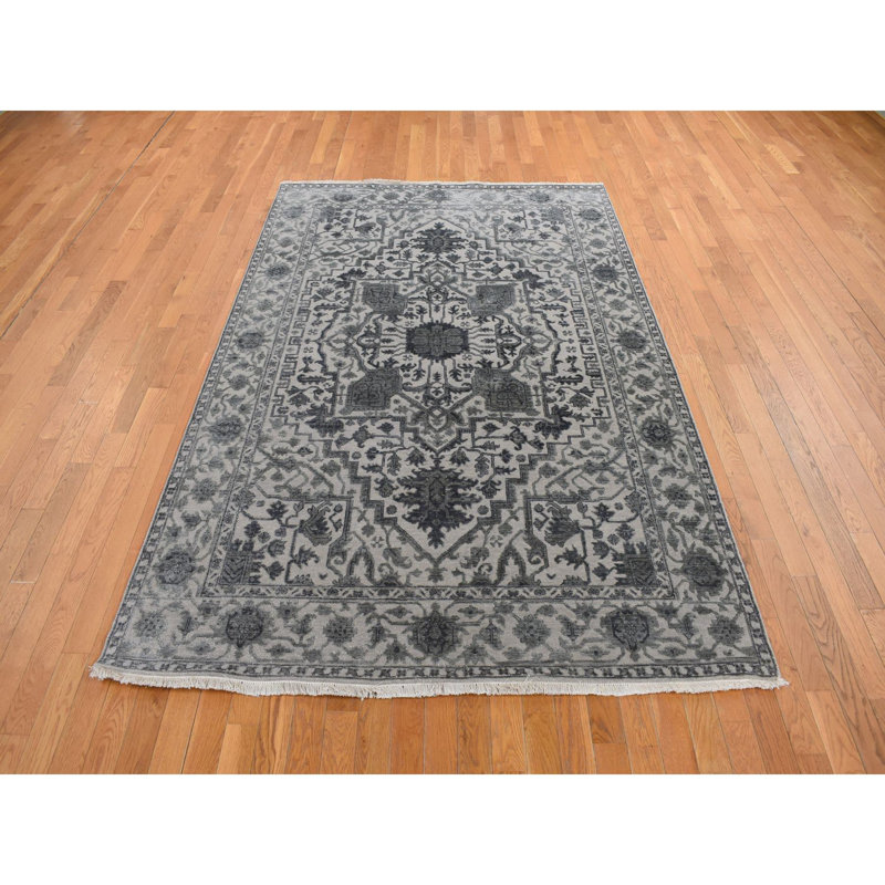 Capriles One-of-a-Kind Rectangle 6' X 9'2" New Age Wool Area Rug Gray