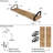 Daion 2 Piece Paulownia Bracket Shelf