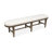 Extendable Trestle Dining Table With 2 Benches-1522674919