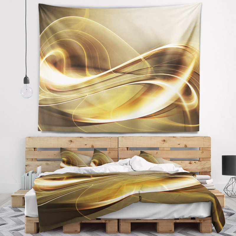 Tapisserie abstraite élégante moderne de sofa, H 32 po x l 39 po