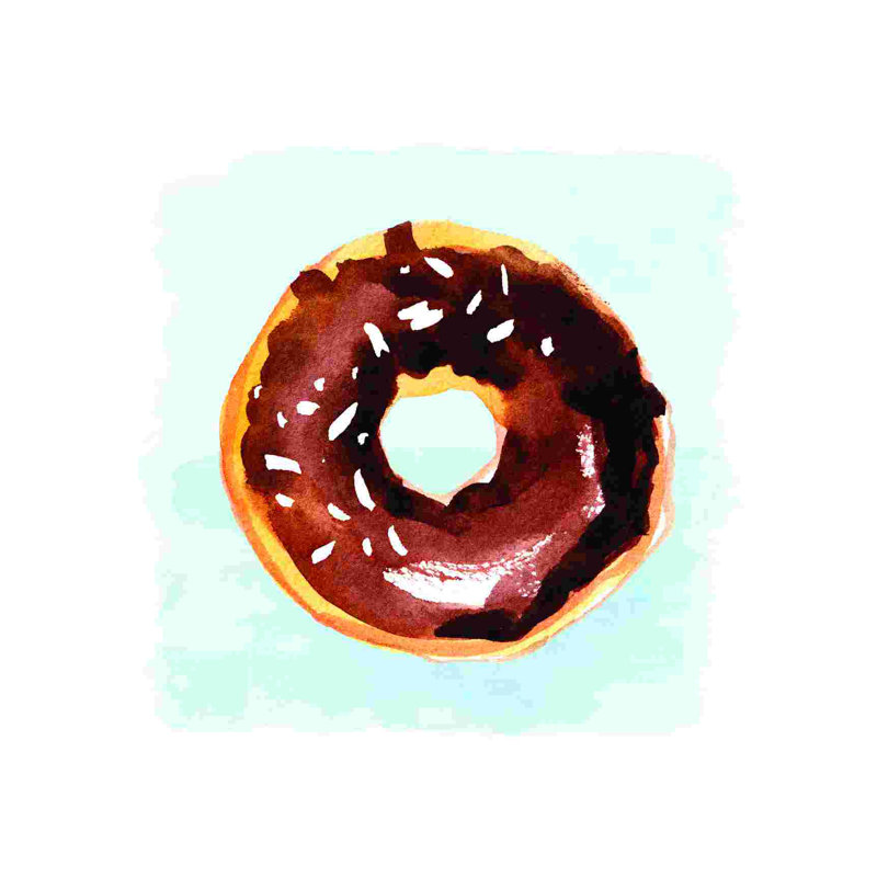 Beignet Choco, H 12 po x l 12 po