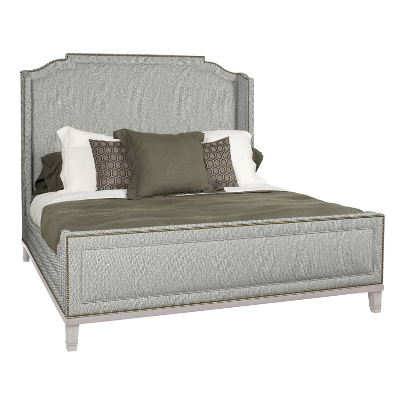 Michael Weiss Pennington King Bed, Tarbee Dove, Dove Gray, Yes