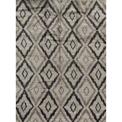 Wool Ikat Area Rug