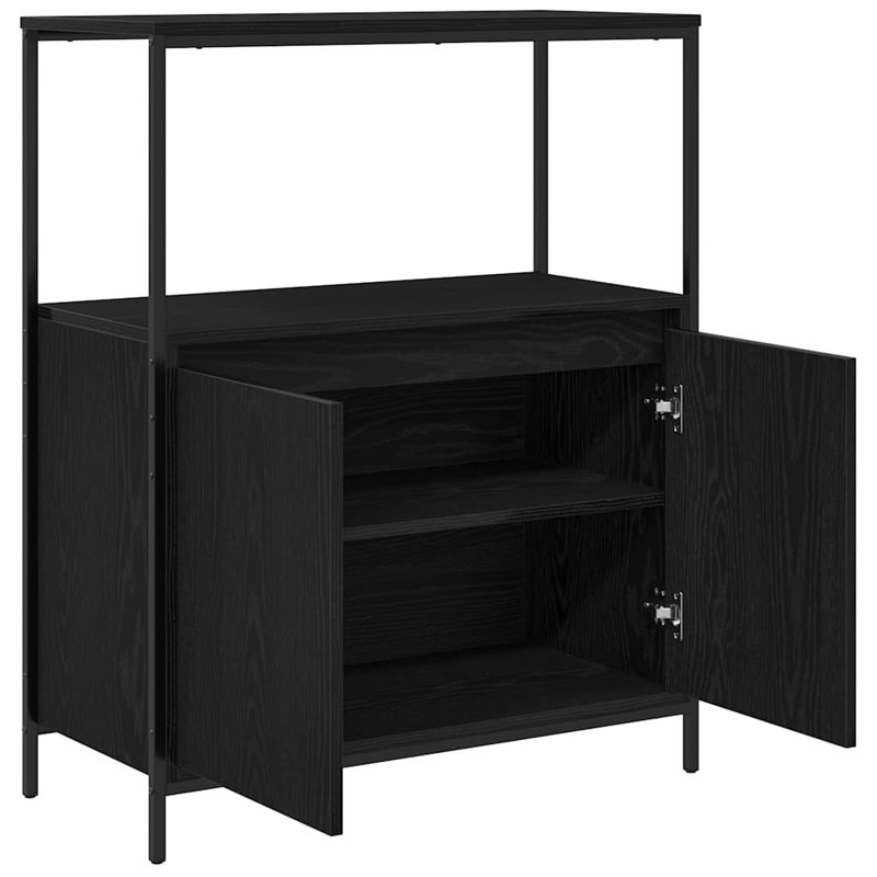 Bathroom Cabinet, Black Oak
