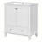 30 Inch White Bathroom Vanity with Sink Combo, Multi-Functional Cabinet with Doors and Drawer, Solid Frame-93308779