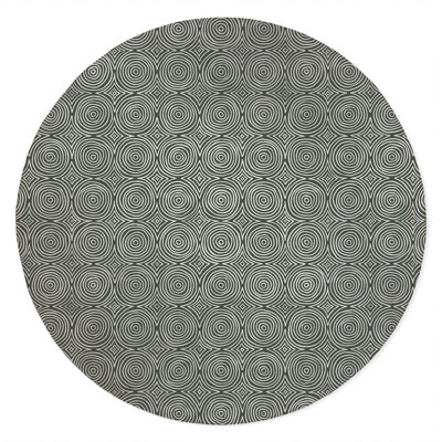 Rolling Circles Non-Slip Outdoor Rug