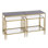 Manado Nesting Console Table - Set of 3 Dark Mahogany