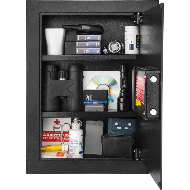 0.52 CUBIC FT BIOMETRIC WALL SAFE