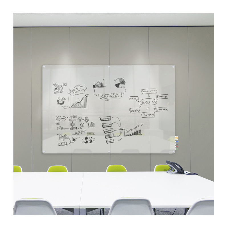 Panneau de verre mural Harmony, 48 po x 96 po