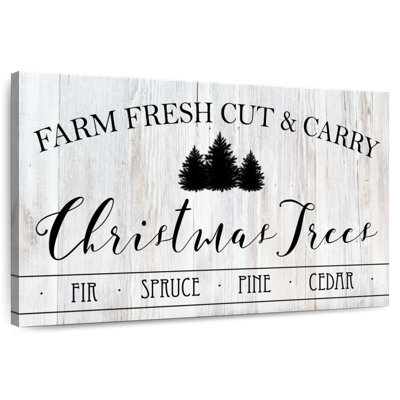 Cut And Carry Wall Sign