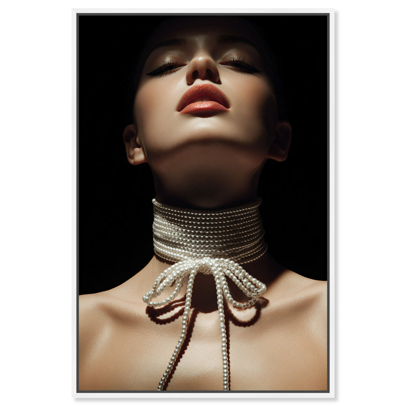 Pearl Constellation Print by Oliver Gal, 31"H x 21"W, White Floater Frame