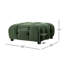 Repose-pieds carré large 35 po Mehinder-571127130