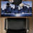Marine blue city - 15.75"x31.50" Desk mat