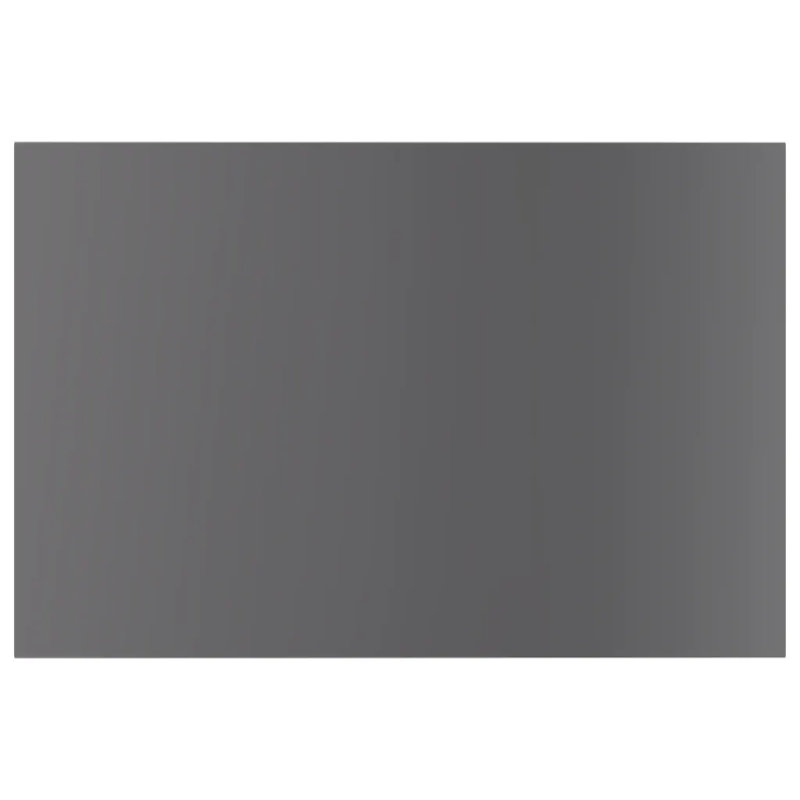 Adiyan 1.5cm H Bookcase, High Gloss Grey, 1.5cm H x 60cm W x 40cm D