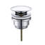 Universal Click-Clack Sink Drain - Drop-In - 2" Brass/Polished Nickel-1180941580