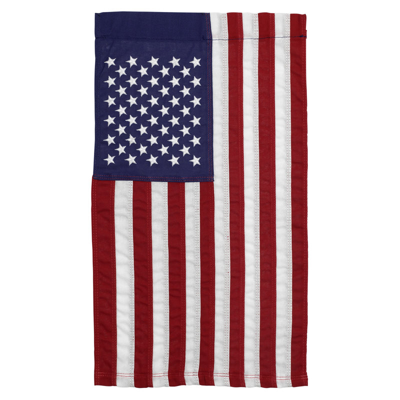 Garden Flag Double Sided 11'' H x 15'' W Polyester Independence Day Garden Flag