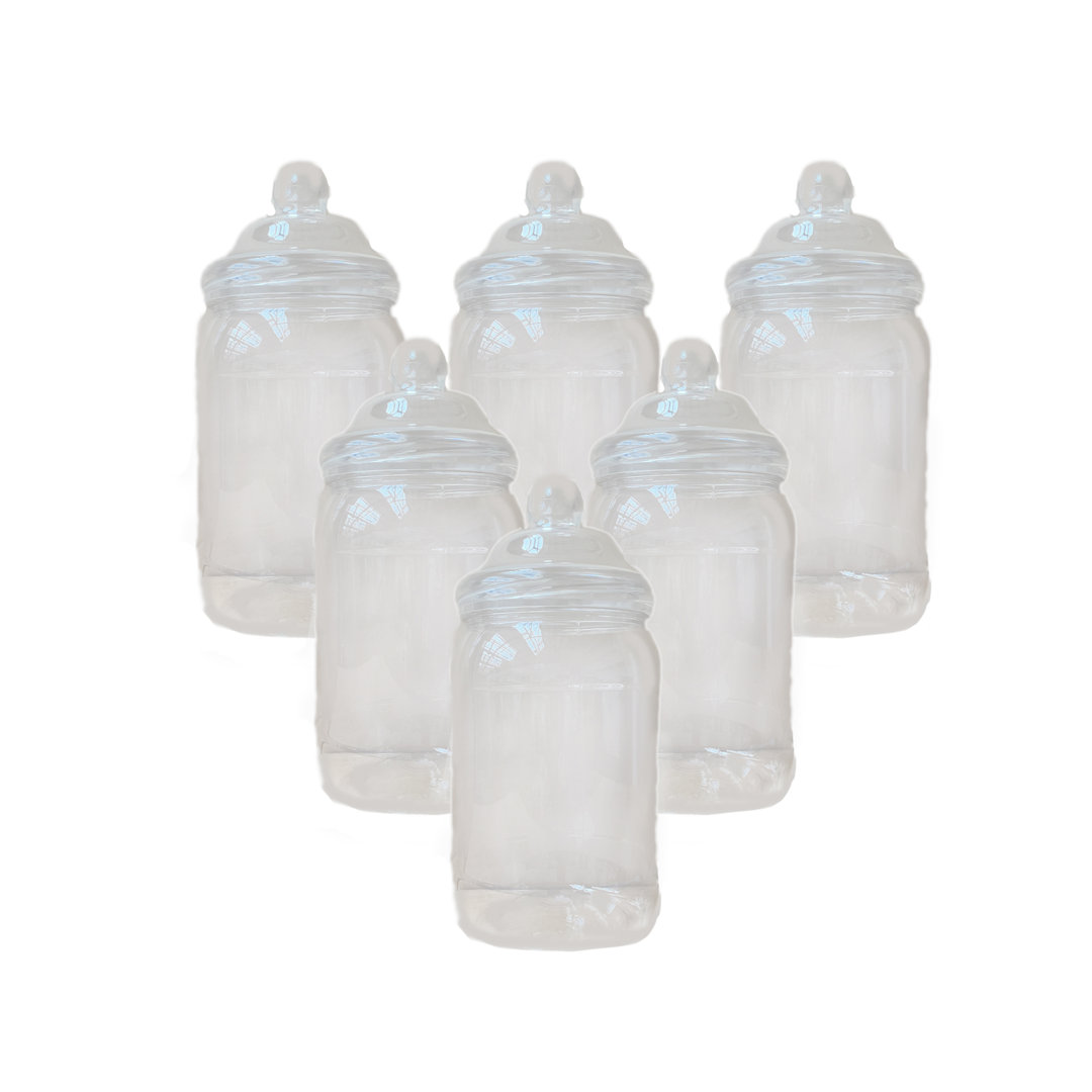 Round Plastic 2117ml Storage Jar