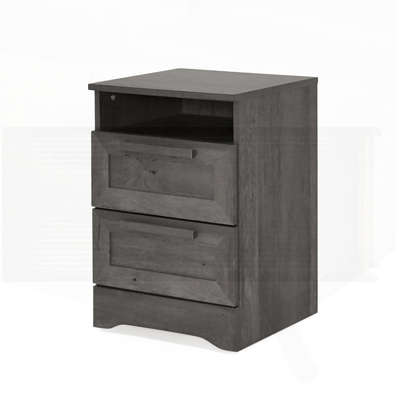 Frane 15.75'' W Nightstand, Gray