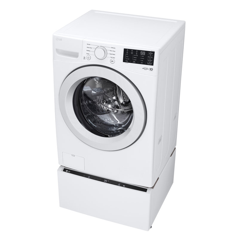 LG Mega Capacity Front Load Washer, 5.0 cu. ft., White