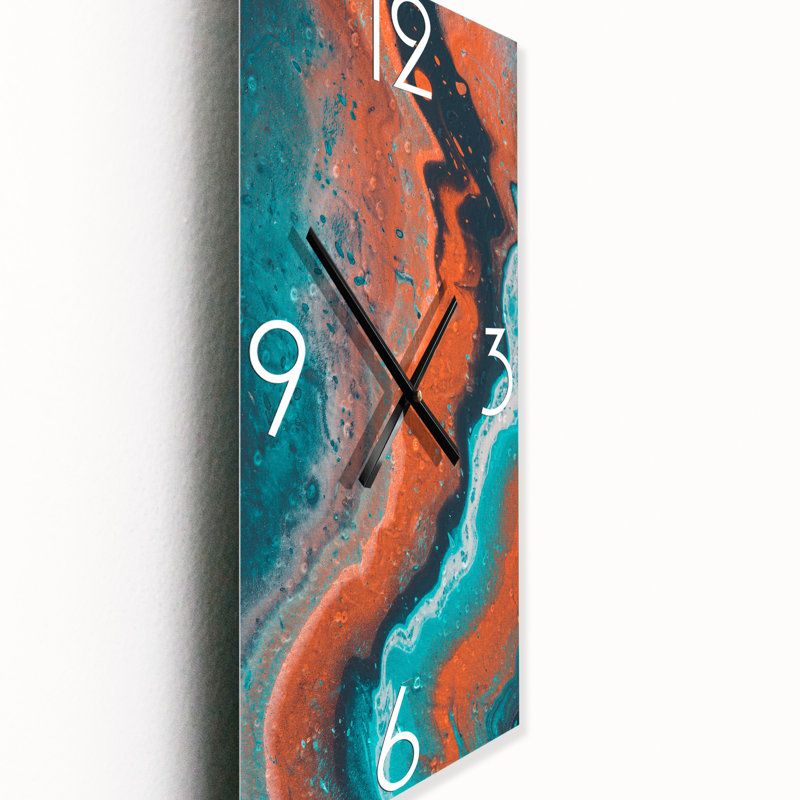 Horloge murale abstraite, Grand