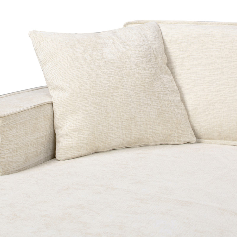 Canapé modulaire Vicence Boneless, Face à la gauche, Beige