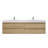 Carnley Double Bathroom Vanity with Wood, Acrylic Top-1840152254