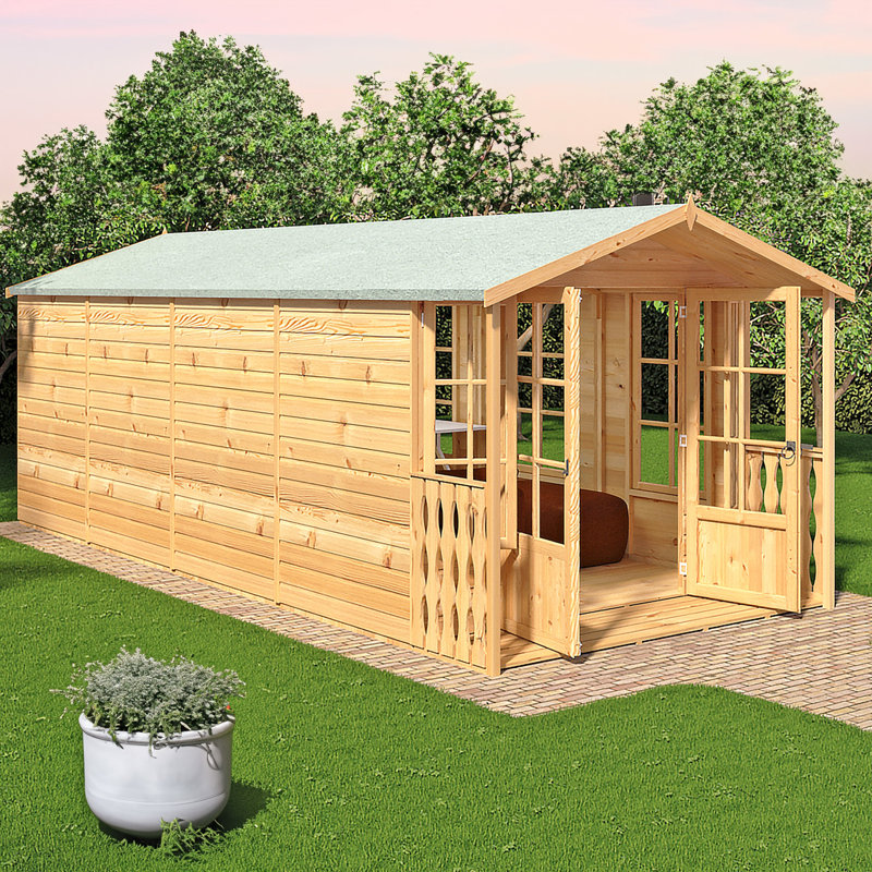 Delmora 8 x 18 Ft. Summer House