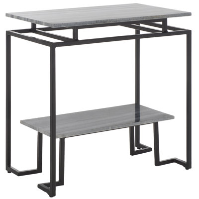 Attley Marble Top End Table