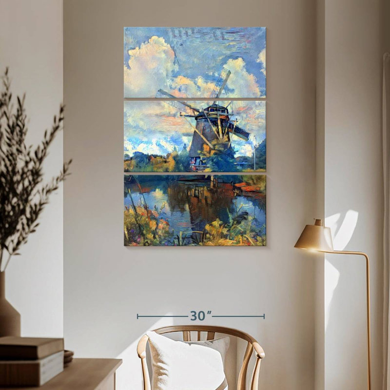 Lilie Amsterdam Windmill, 65" H x 42" W