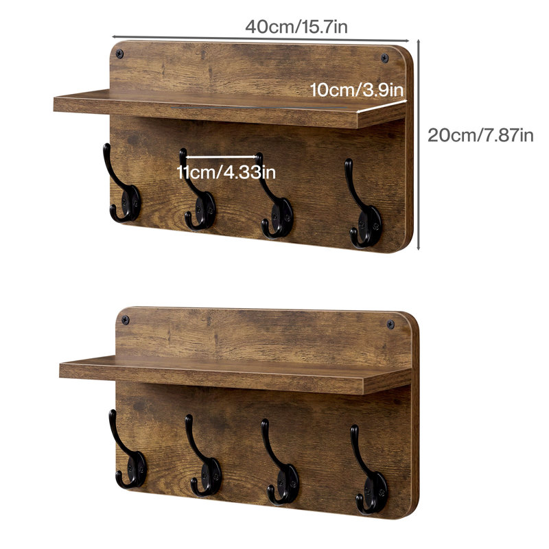 Wall 8 - Hook Coat Rack