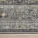  Apollo Tirana Vintage Medallion Oriental Dark Grey Flat-Weave Area Rug