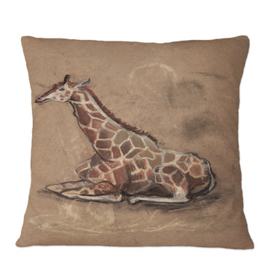 Animal Print Throw Pillow