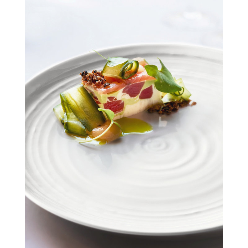 Porcelain Dinner Plate, White