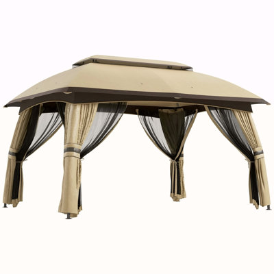 Pavillon de jardin 10 pi x 13 pi Outsunny