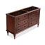Armoire d'appoint cerisier massif et bois manufacturé