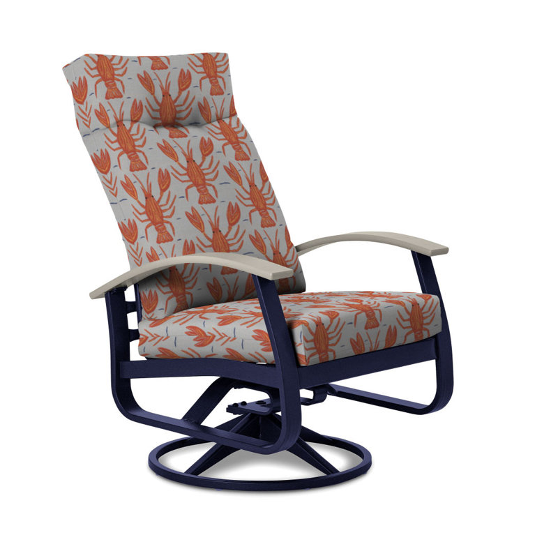 Belle Isle Outdoor Rocker Chair, Warm Gray, Glimpse Canyon