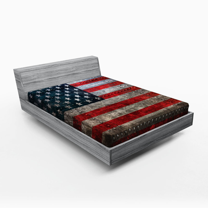 Microfiber Striped Fitted Sheet, Full Fitted Sheet