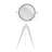 Analogue Battery Tabletop Clock White