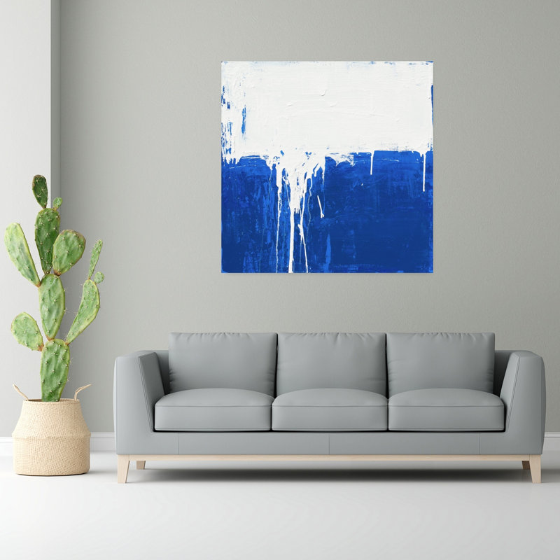 Escape Abstract Art contemporain, H 48 po x l 48 po